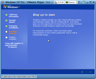 Install windows xp in less than 15 minutes